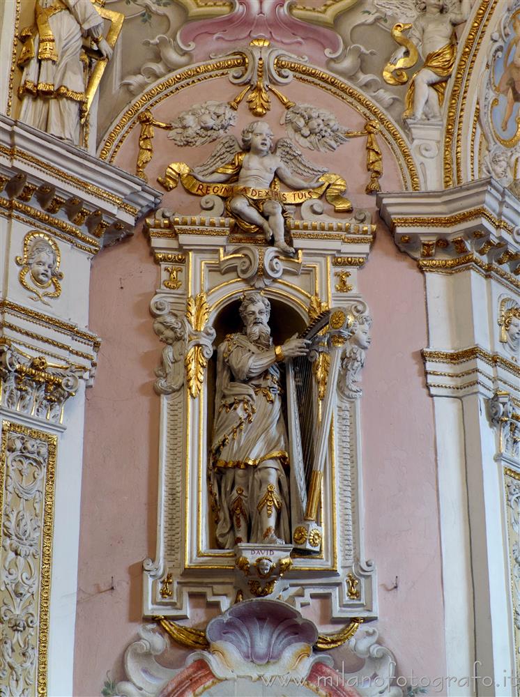 Mandello del Lario (Lecco, Italy) - Statue of King David in the Sanctuary of the Blessed Virgin of the River